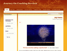 Tablet Screenshot of journeyoncoaching.com